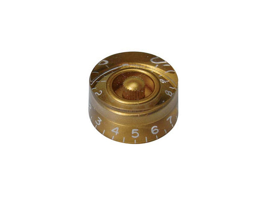 Boston KG-114 speed knob (hatbox) zwart