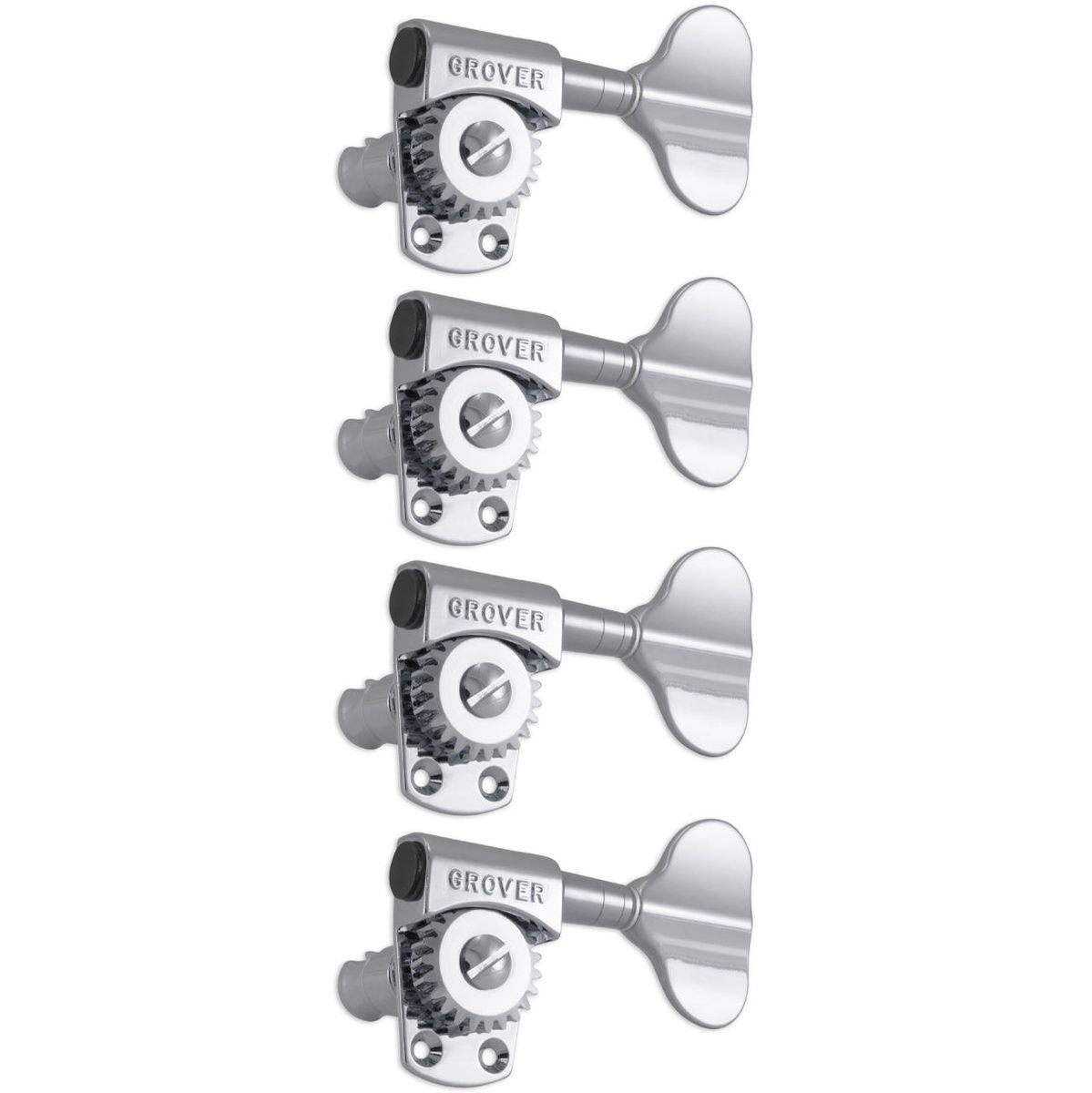 Grover Titan Bass 4 In Line Chrome