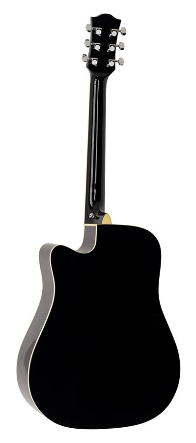Richwood RD-12-CEBK Black Artist Series Dreadnought Westerngitaar