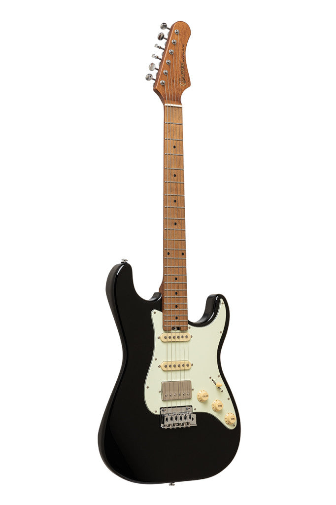 Crafter Seoul SVVSM Cosmic Black S-Style Elektrische Gitaar