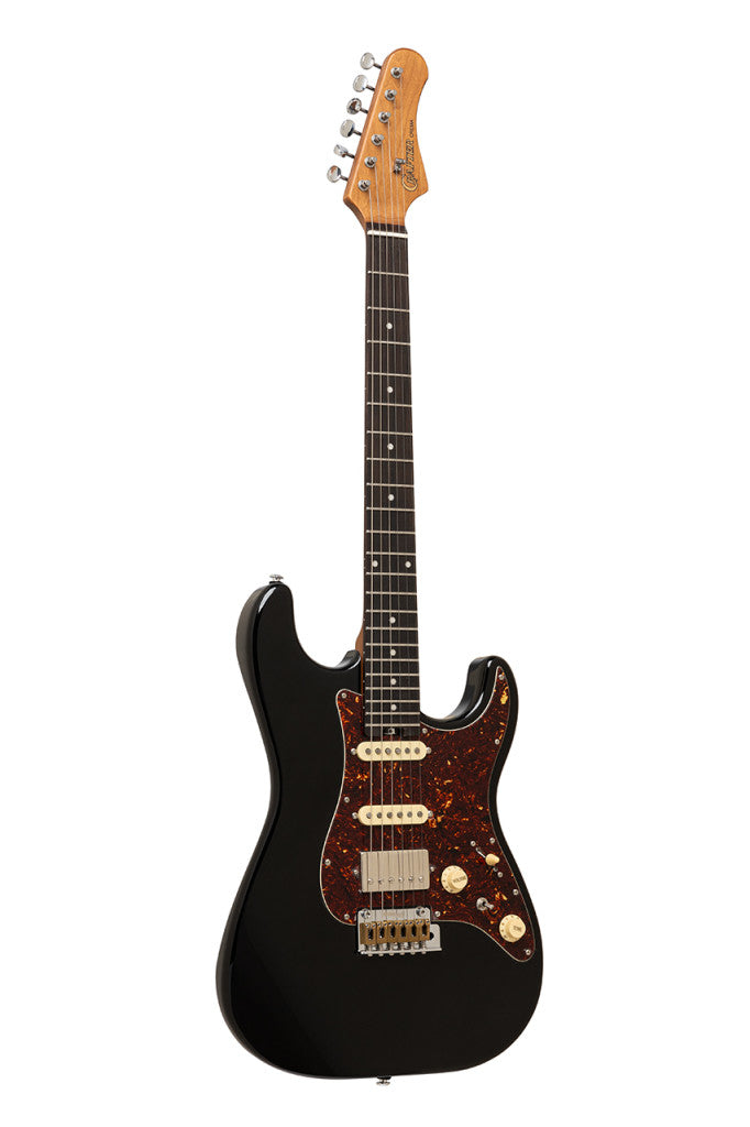 Crafter Crema SVVSR Cosmic Black S-Style Elektrische Gitaar