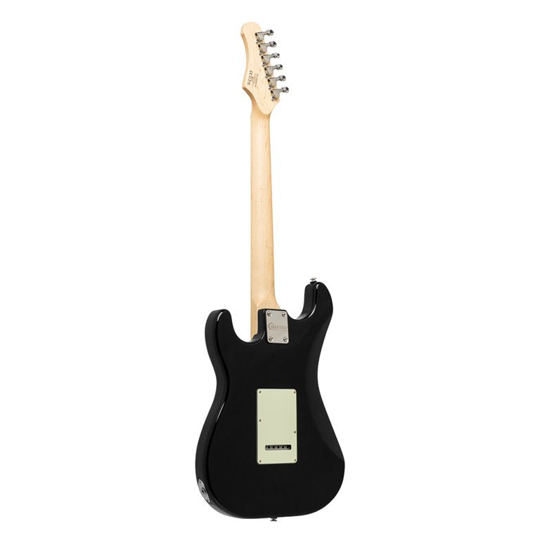 Crafter Charlotte SM Cosmic Black S-Style Elektrische Gitaar