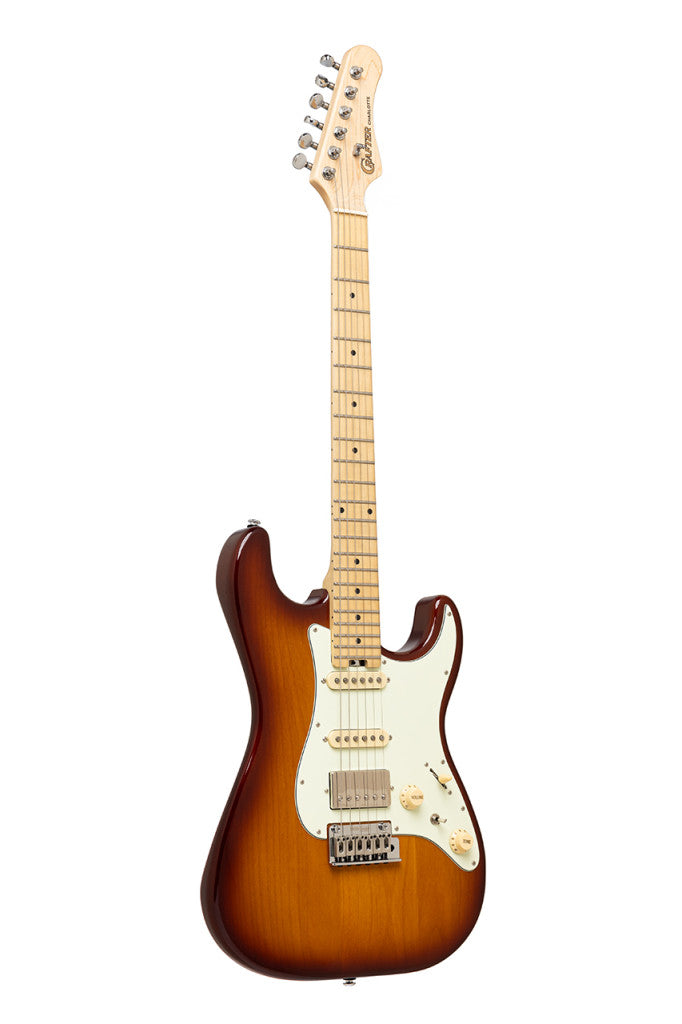 Crafter Charlotte SM TS Tobacco Sunburst – S-Style Elektrische Gitaar