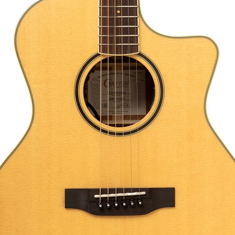 Crafter ES-MAHO GCE Natural Elektro-Akoestische Gitaar