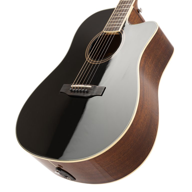 Crafter HILITE D16CE Bk Black Dreadnought Elektro-Akoestische Westerngitaar