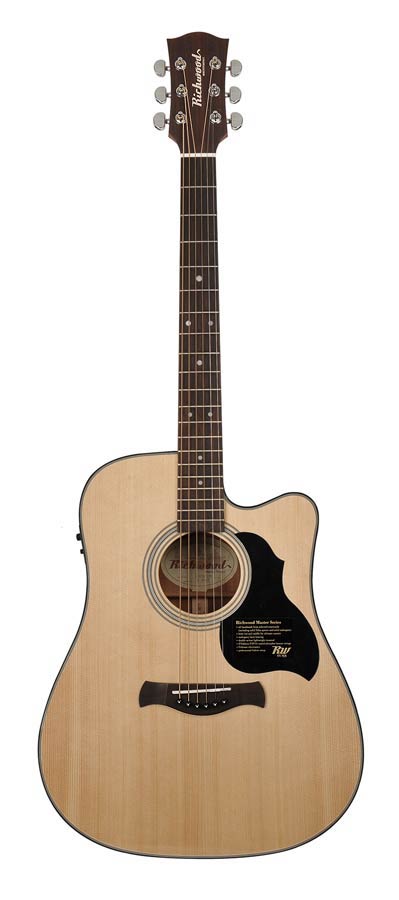 Richwood D-40-CE Master Series Handmade + Fishman Presys I Dreadnought Westerngitaar