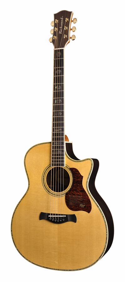 Richwood G-70-CEVA Master Series, Fishman Presys+, Handmade Grand Auditorium Westerngitaar