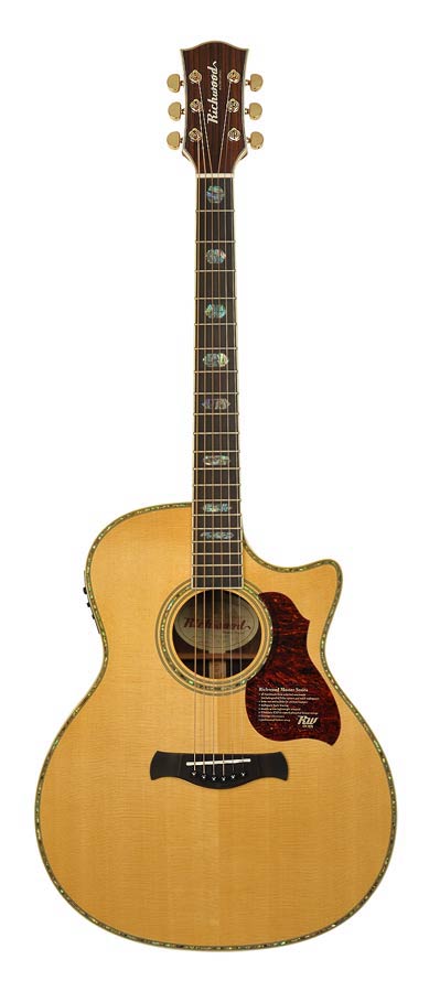 Richwood G-70-CEVA Master Series, Fishman Presys+, Handmade Grand Auditorium Westerngitaar