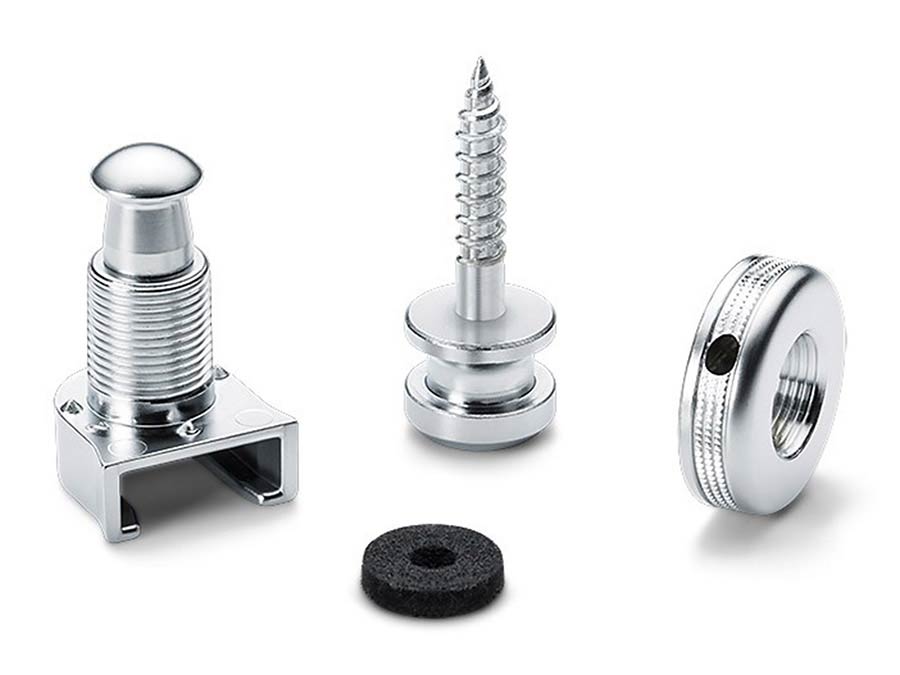 Schaller S-Locks strap lock set Chrome