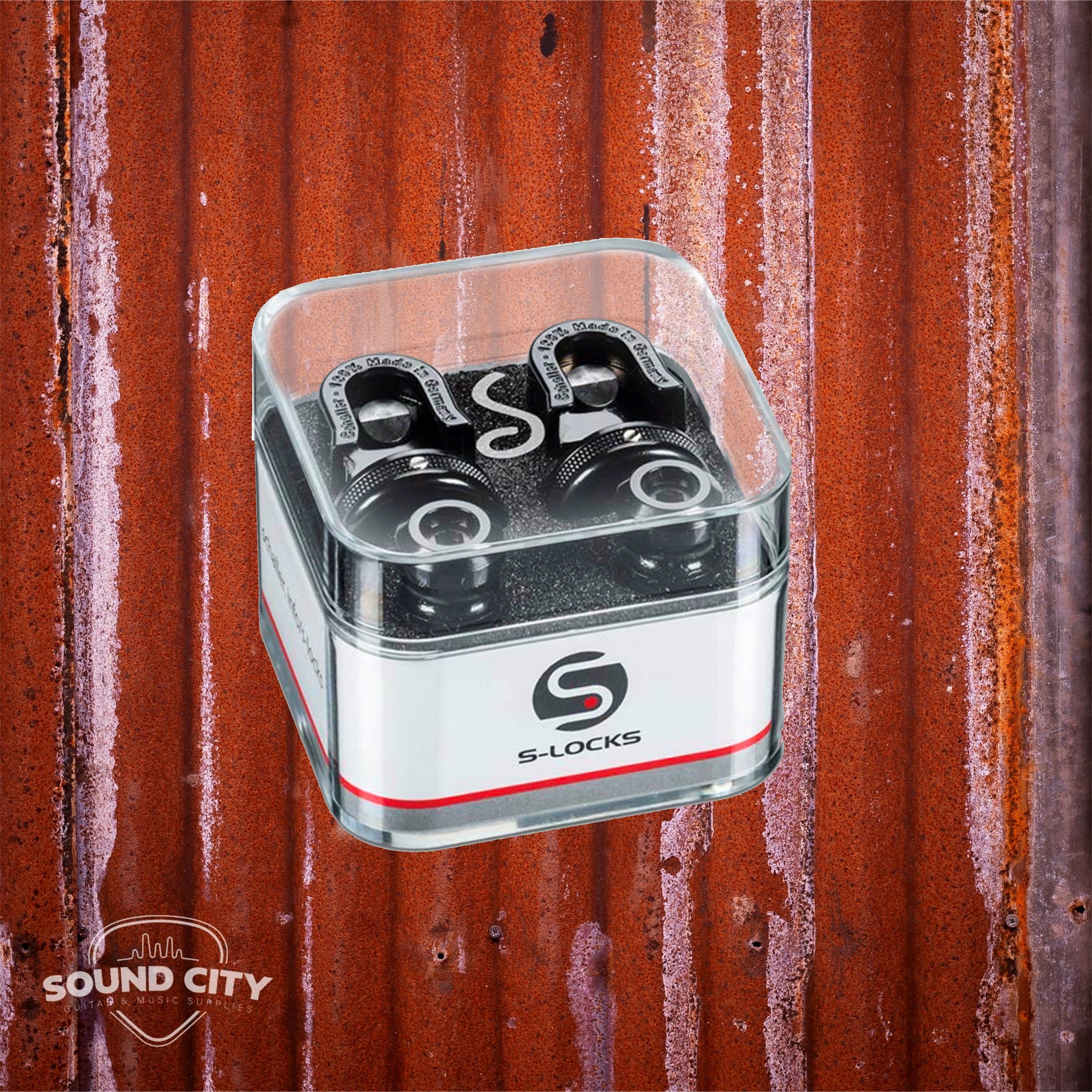 Schaller S-Locks strap lock set Black