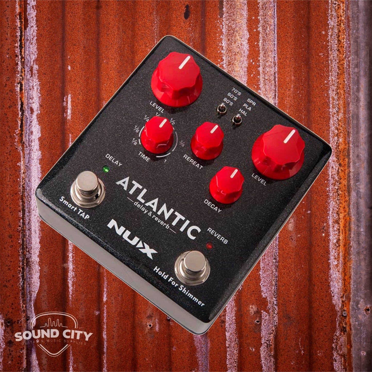 NUX NDR5 Verdugo Series Atlantic Reverb + Delay Effectpedaal