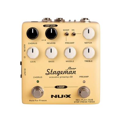 NUX NAP5 Verdugo Series Acoustic Preamp and DI Gitaarversterker