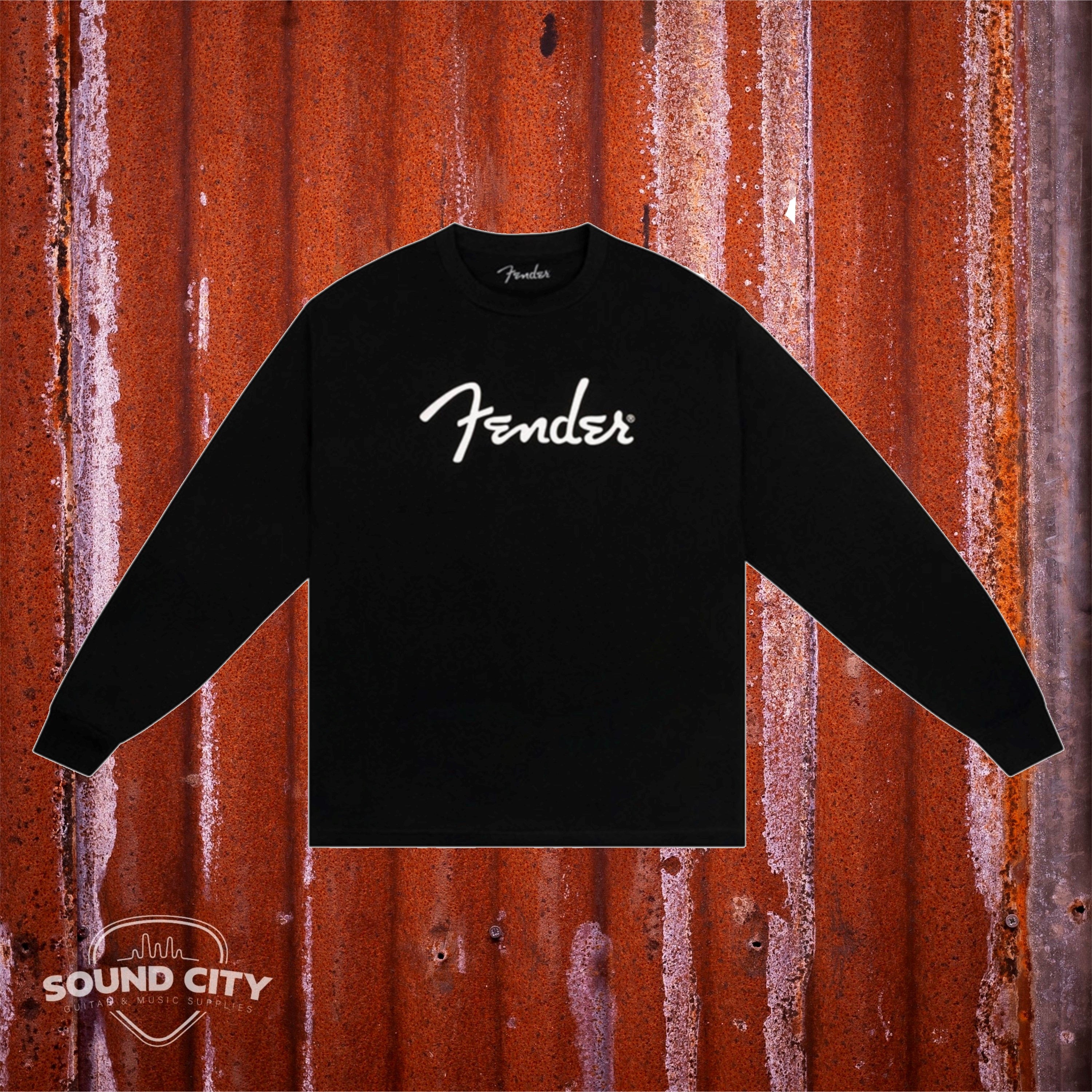 Fender Spaghetti logo long sleeve T-shirt