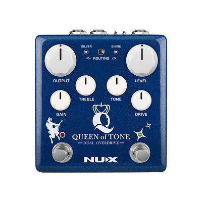 NUX Queen Of Tone Verdugo Series dual overdrive Effectpedaal