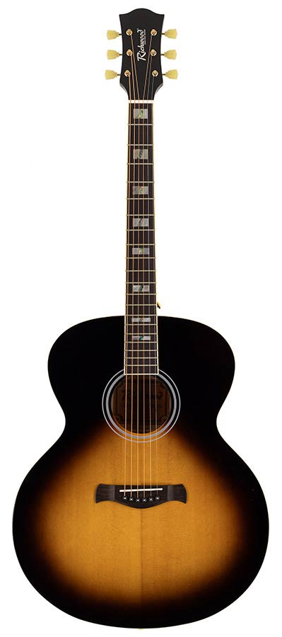 Richwood HSJS-42-VS, Vintage Sunburst, Heritage Series Handmade Jumbo Westerngitaar