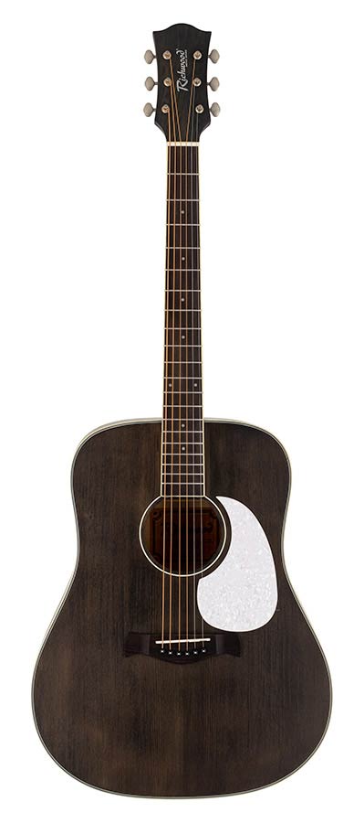 Richwood HSD-35-MBK, Matt Trans Black, Heritage Series Dreadnought Westerngitaar