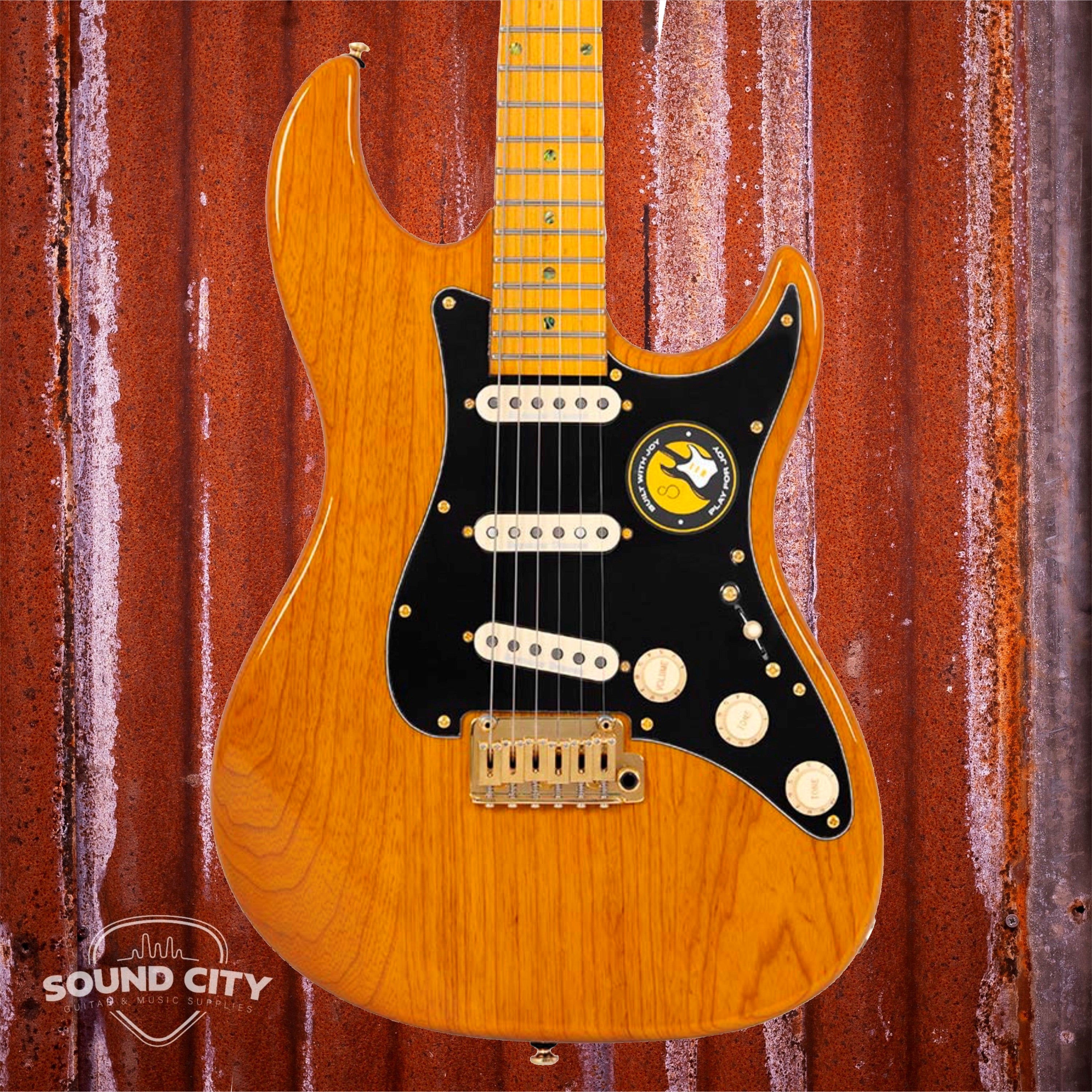 Sire Guitars S10 SSS/NT Natural Swamp Ash Elektrische gitaar