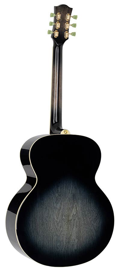 Richwood HSJS-42-TBK, Trans Black, Heritage Series Handmade Jumbo Westerngitaar