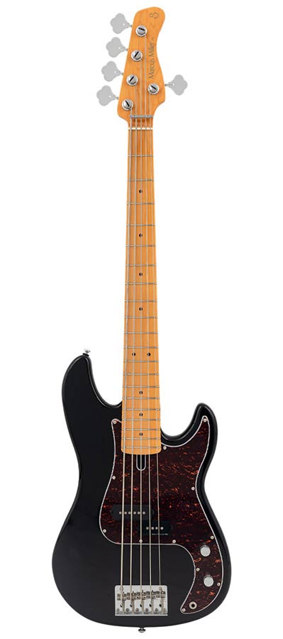 Sire Basses P5 A5/BK Black Basgitaar