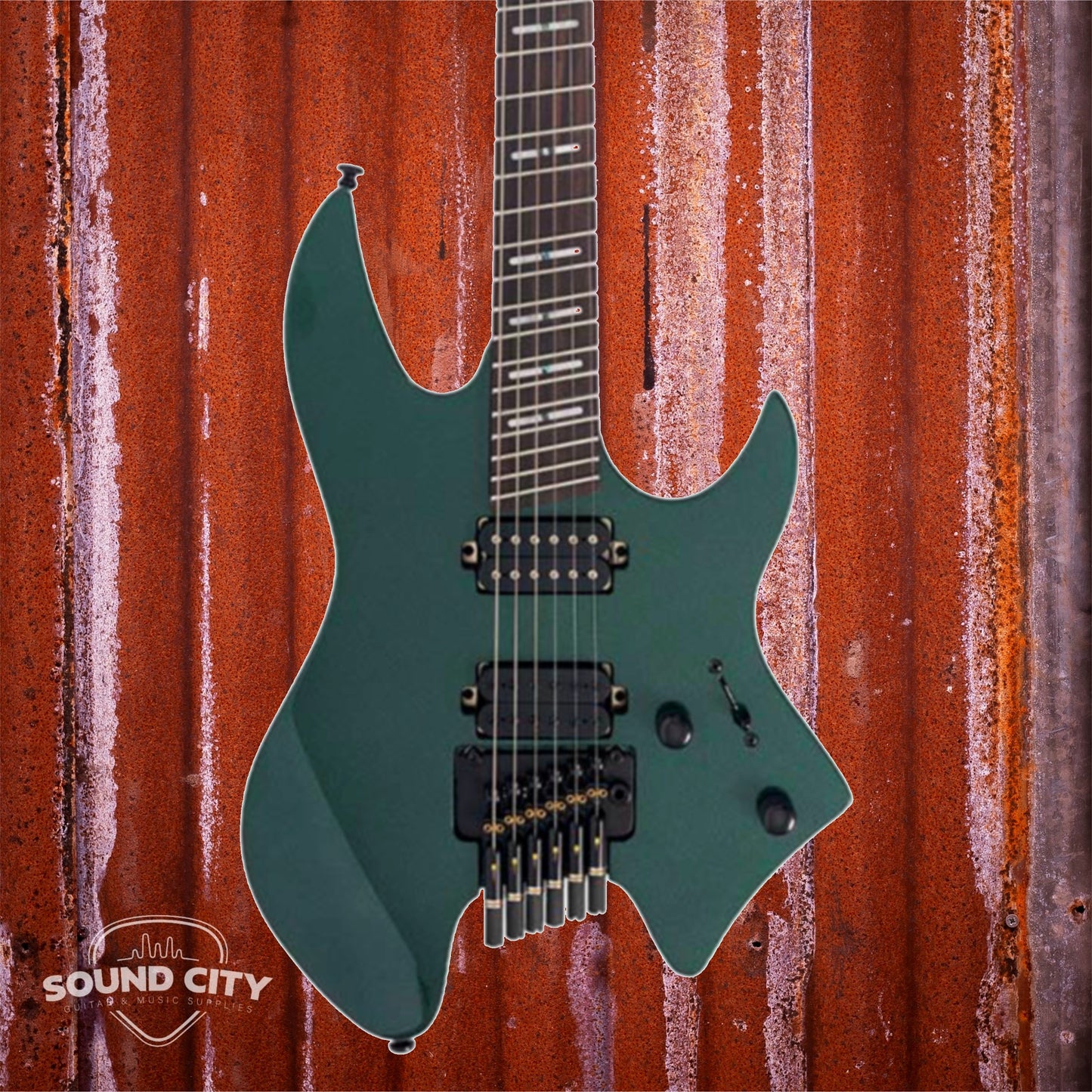 Sire Guitars X6H6/MGR Metallic Green X6 Headless Elektrische gitaar