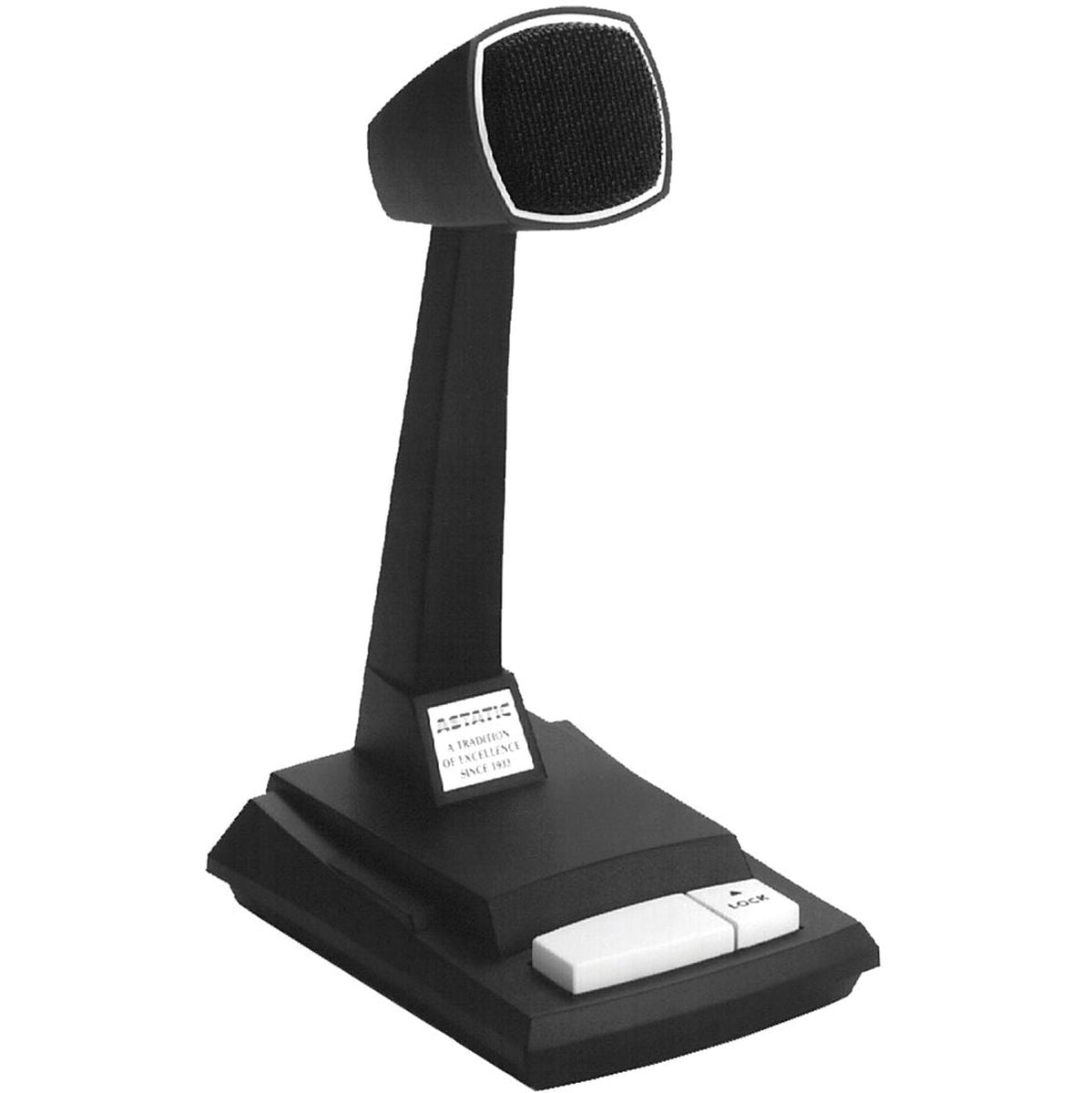 CAD Astatic Dynamic Desk Top Mic Locking Push To Talk Switch