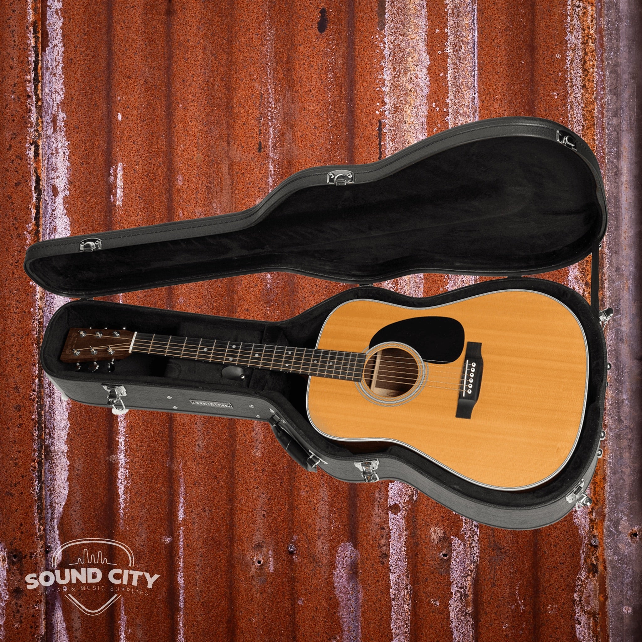 Tobago D3 Koffer western/dreadnought gitaar