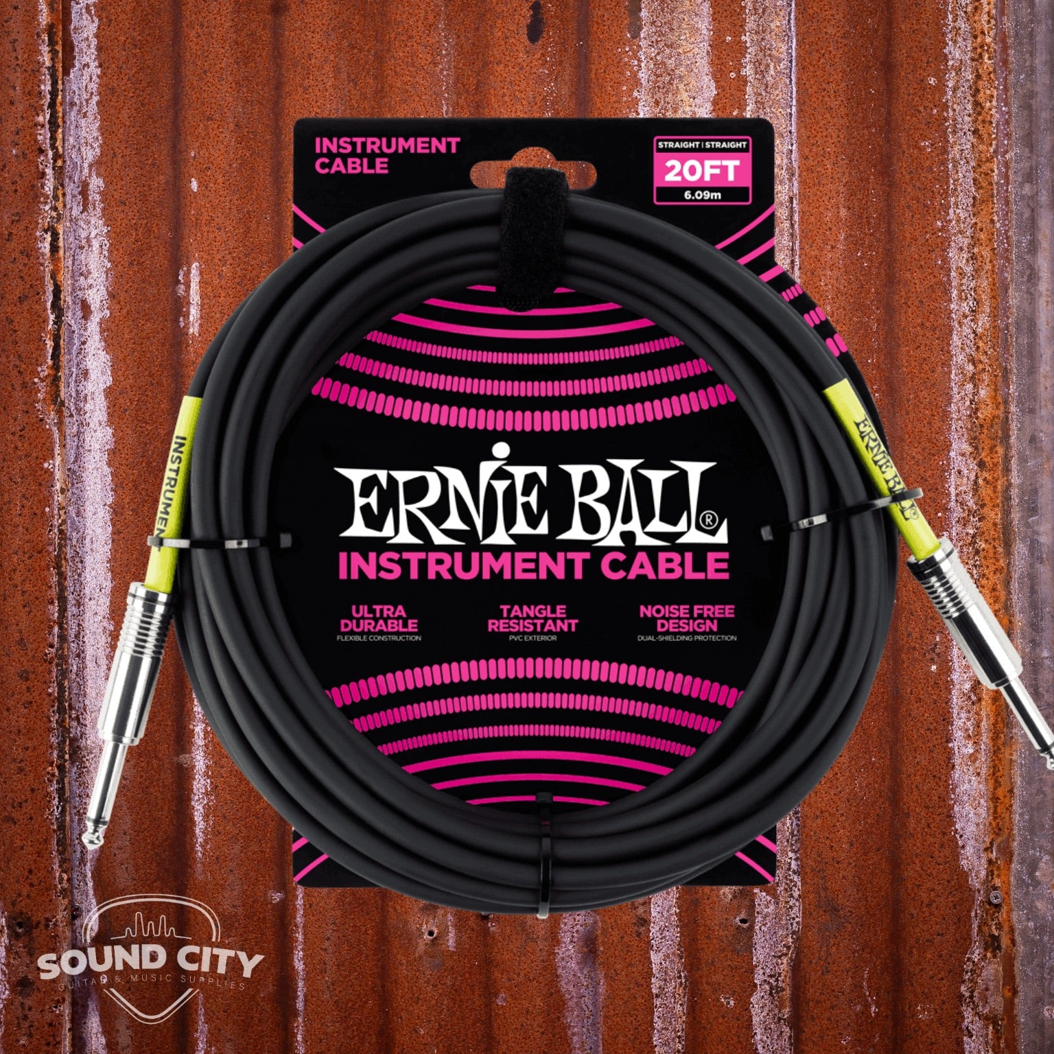 Ernie Ball 6046 Instrumentkabel Jack/Jack (6m)