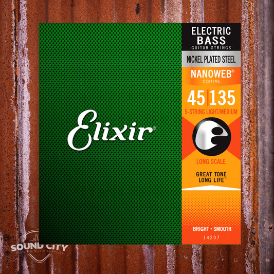 Elixir 14207 Medium Light Bass (5sn.)
