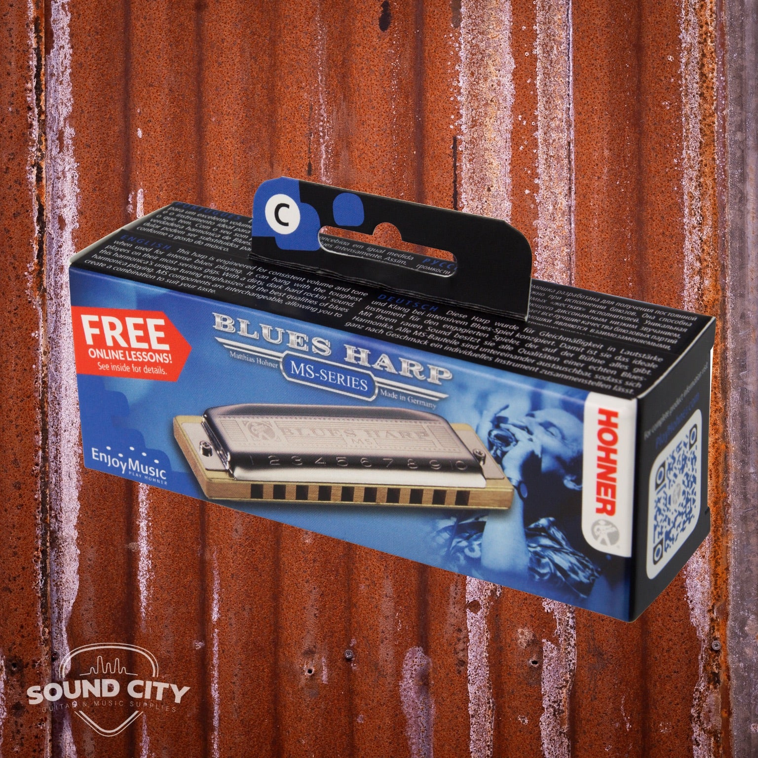 Hohner Mondharmonica Blues Harp MS, C