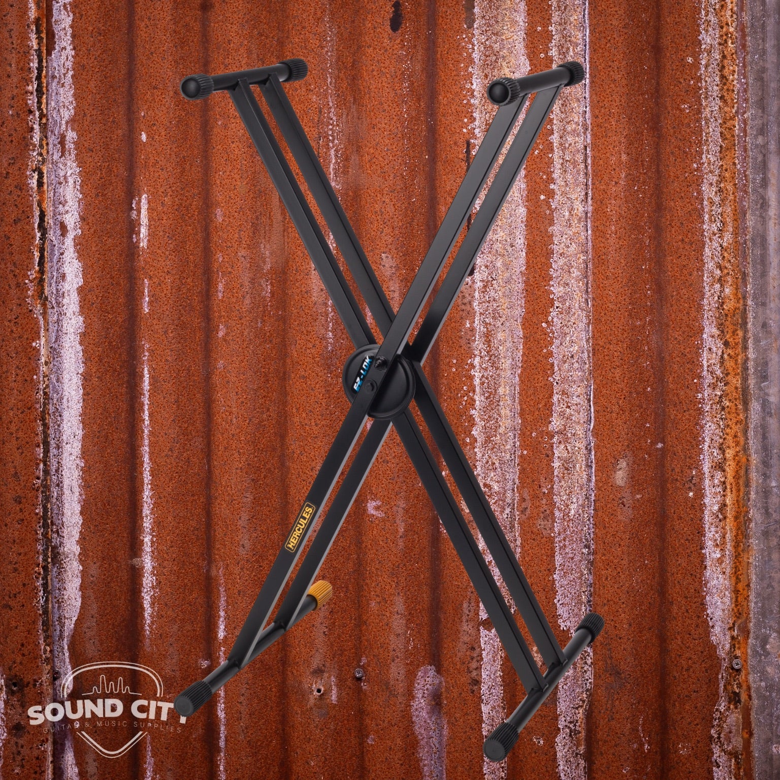 Hercules KS-120B Keyboard Stand, EZ-LOK system, X-style