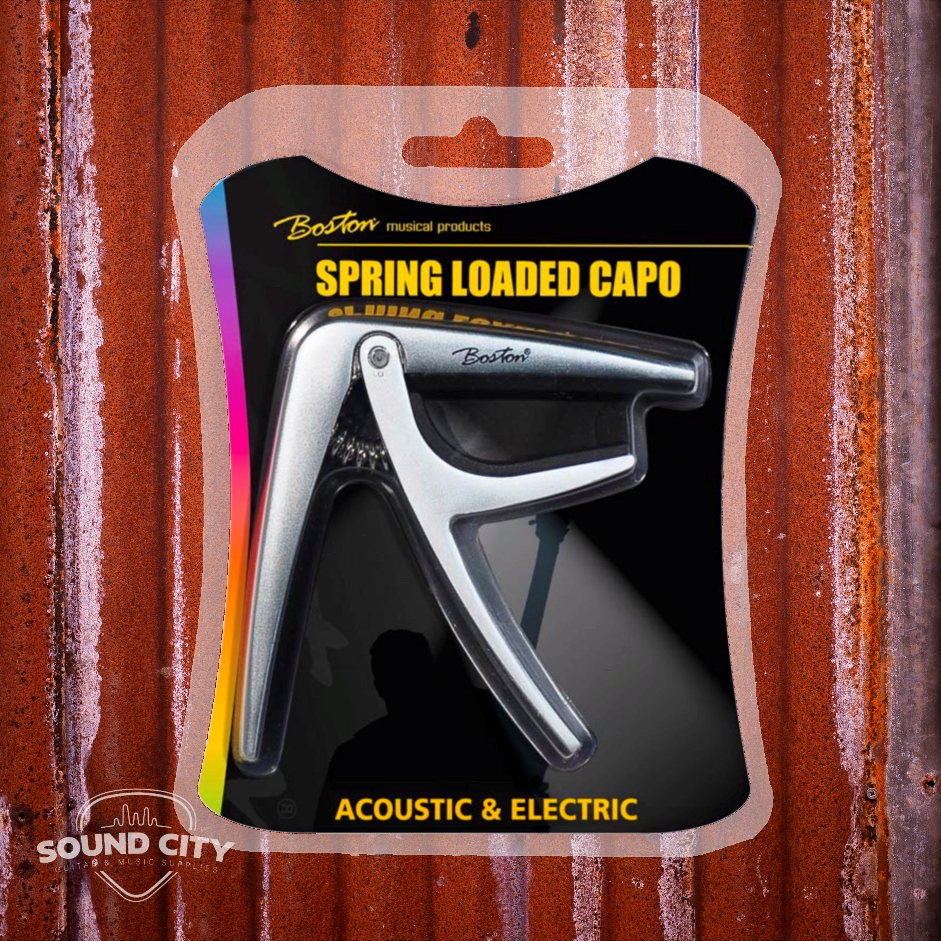 Boston BC-85-TI Capo voor akoestische/elektrische gitaar