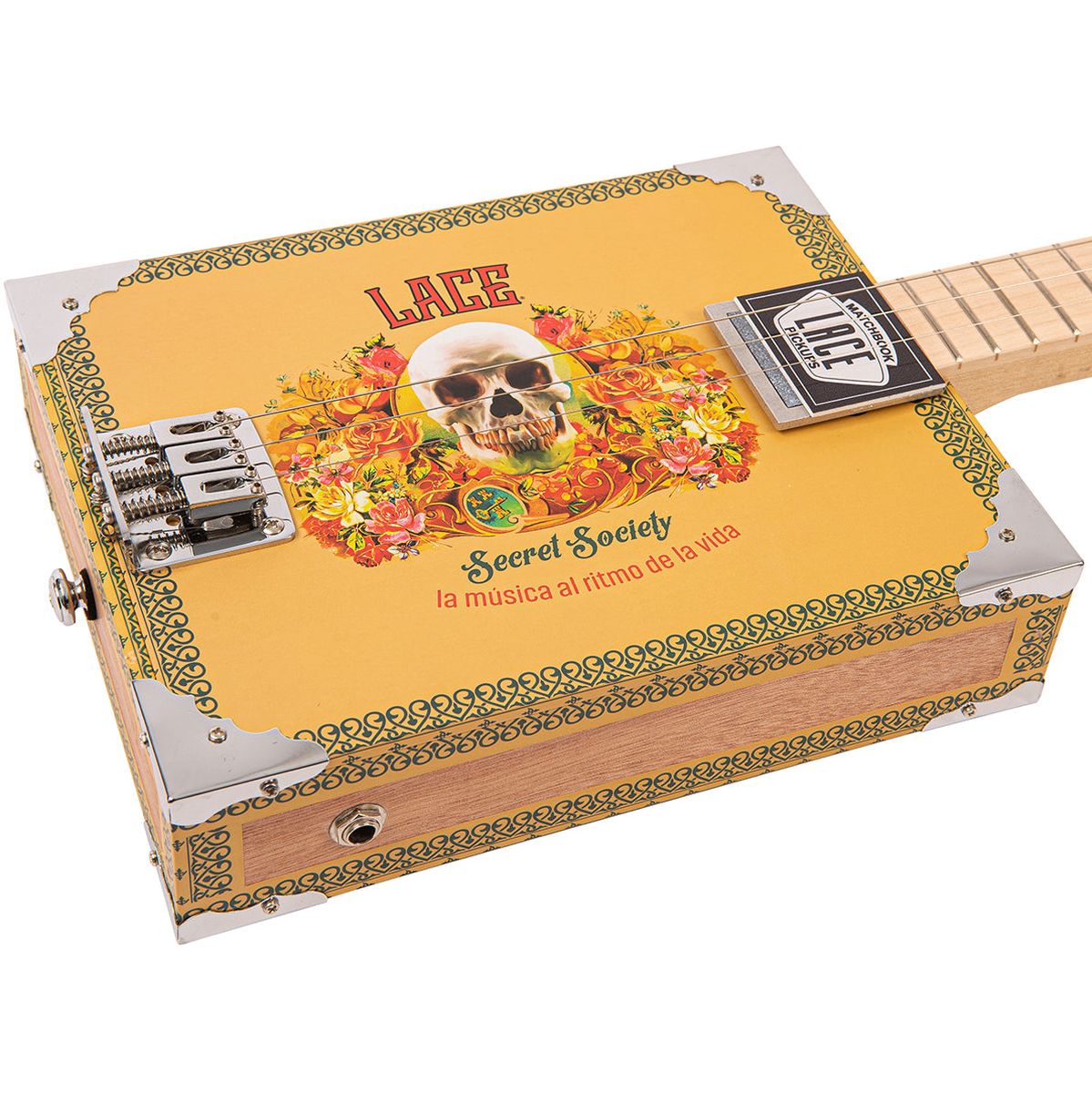 Lace Electric Cigar Box Guitar - Secret Society - 3 String