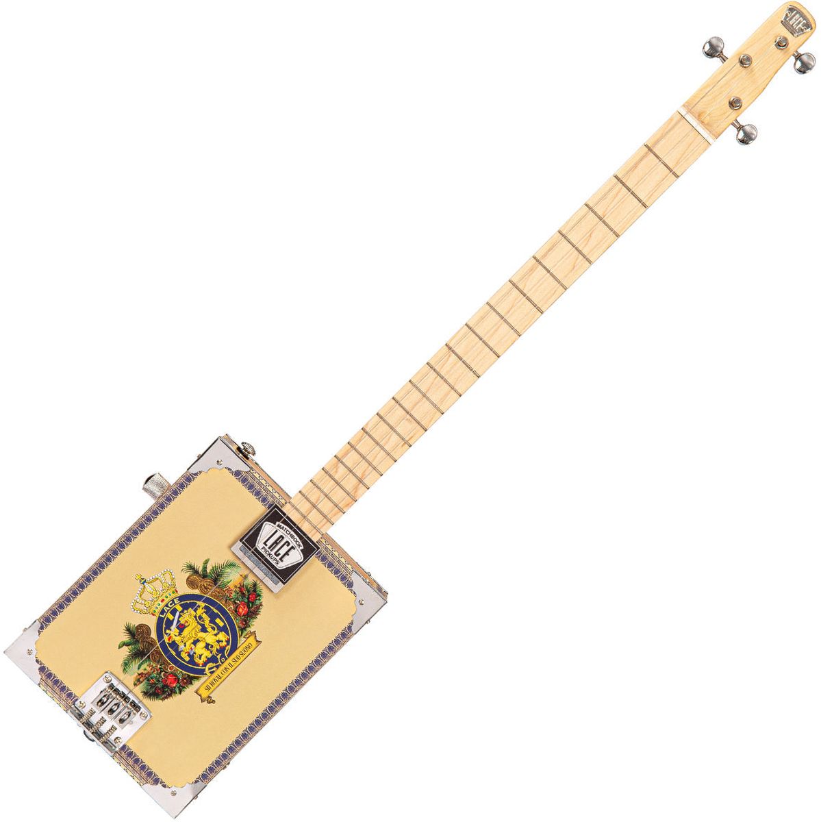 Lace Electric Cigar Box Guitar - Royalty - 3 String