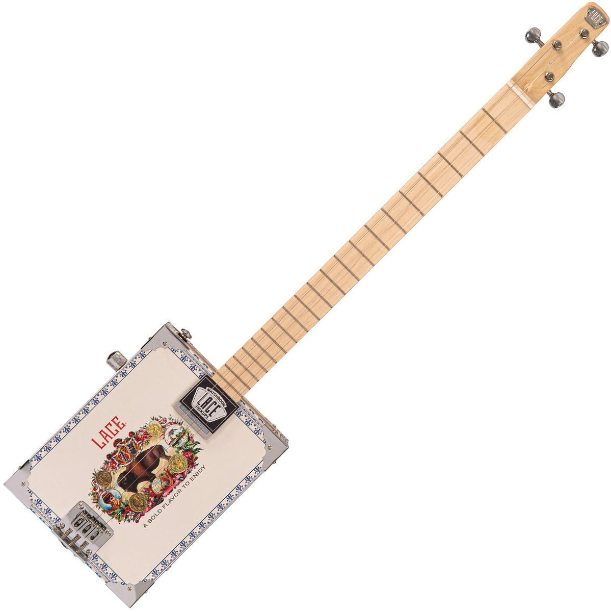 Lace Electric Cigar Box Guitar - Buffalo Bill - 3 String