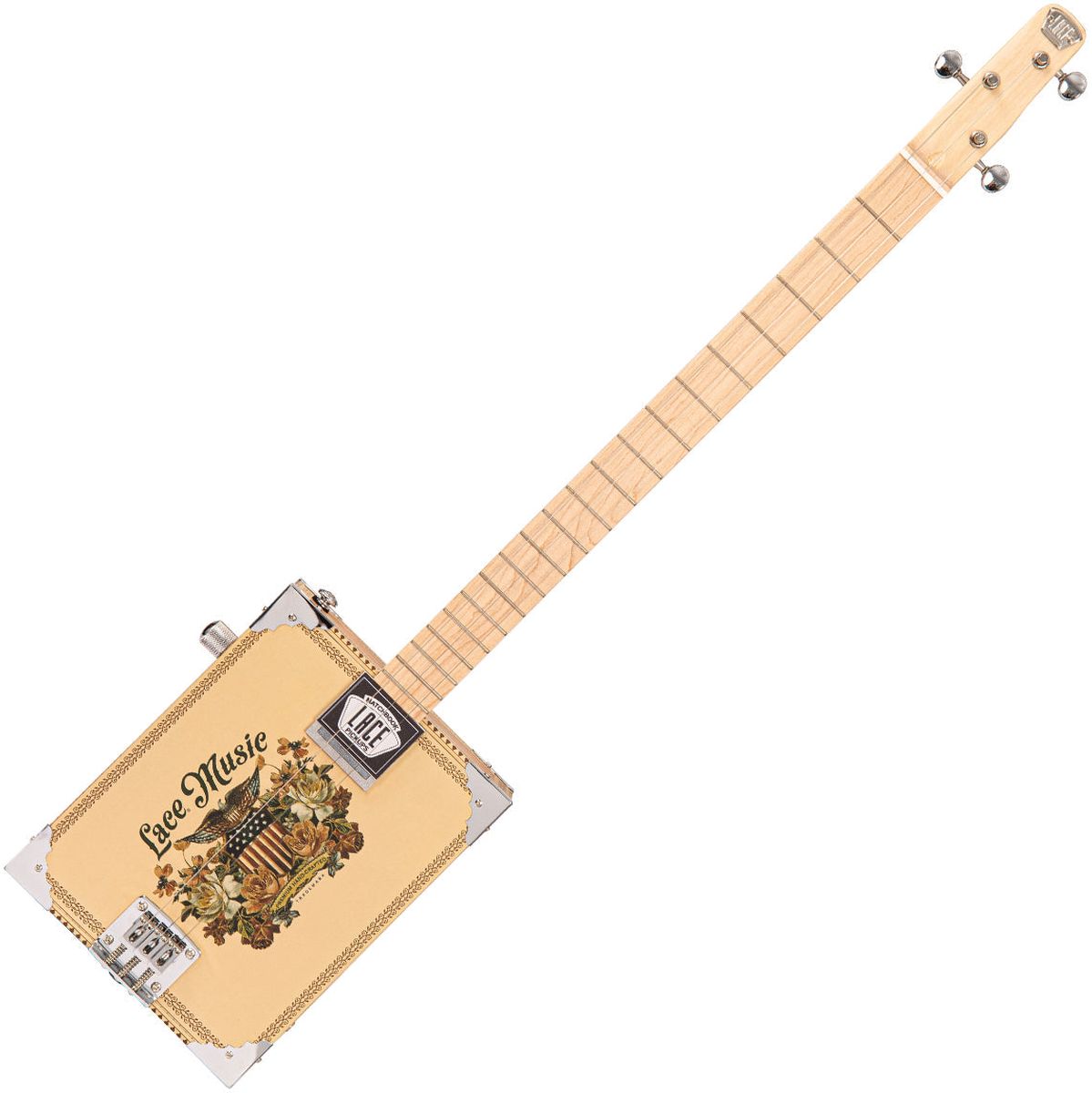 Lace Electric Cigar Box Guitar - Americana - 3 String