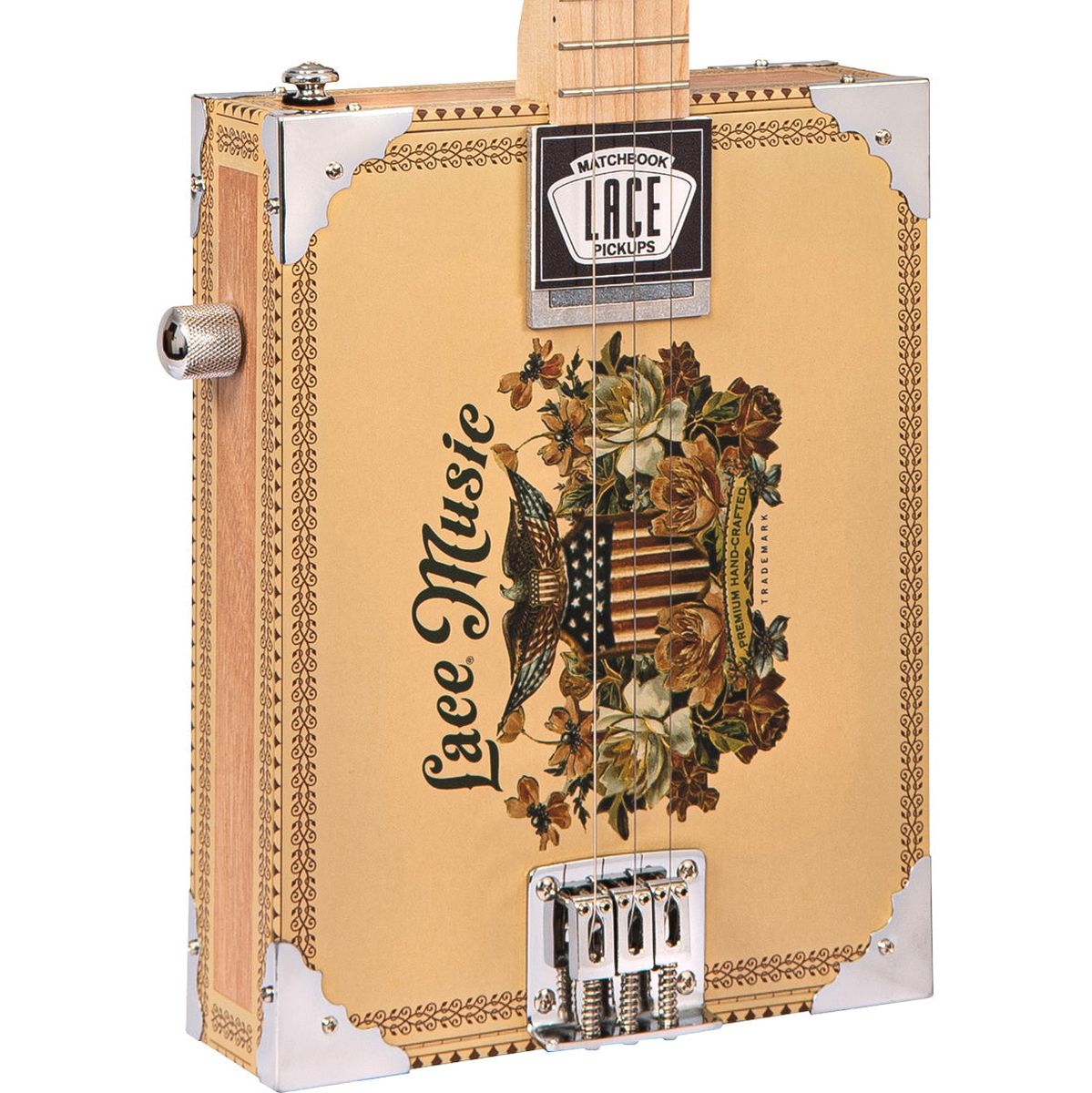 Lace Electric Cigar Box Guitar - Americana - 3 String