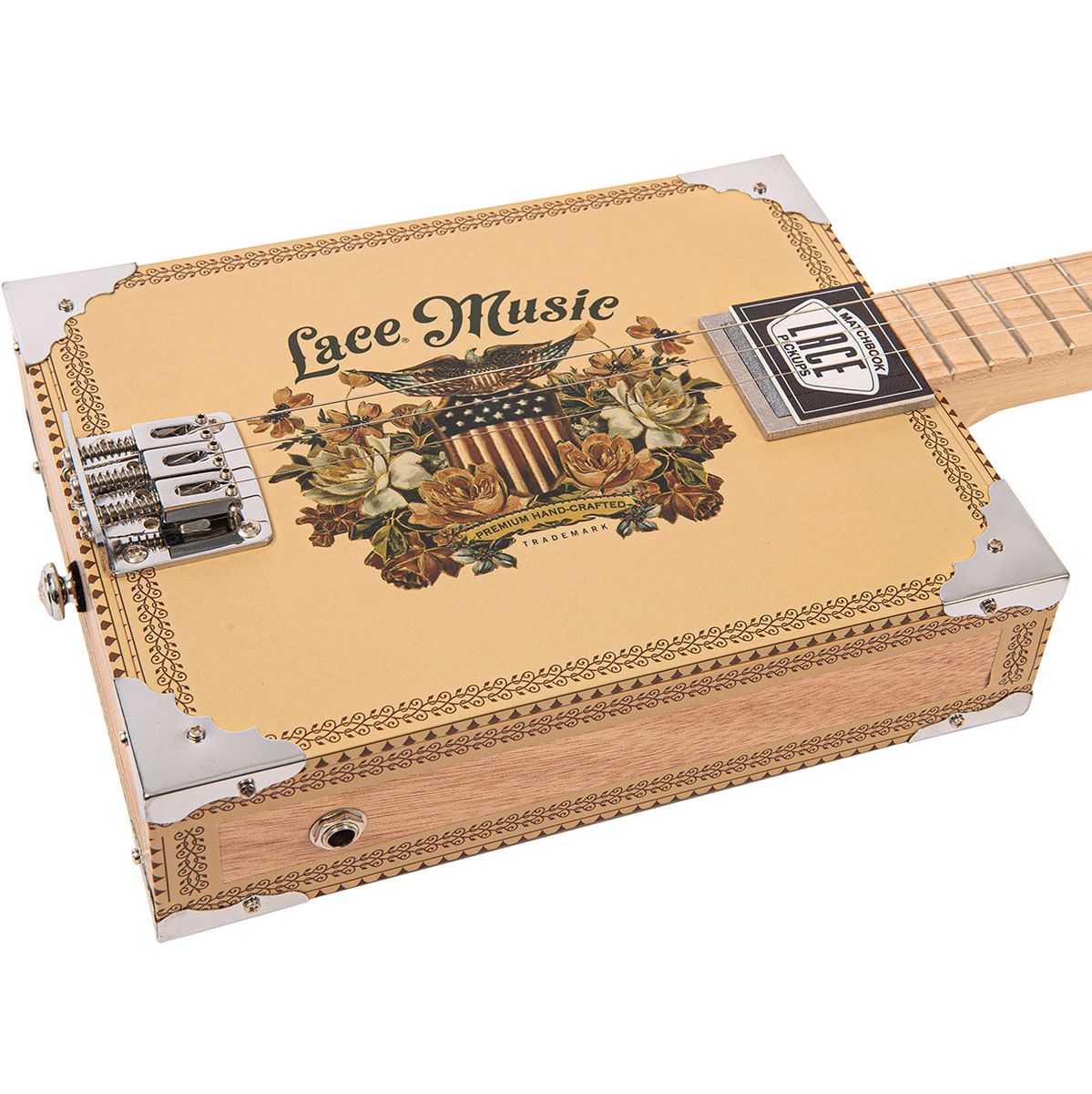 Lace Electric Cigar Box Guitar - Americana - 3 String