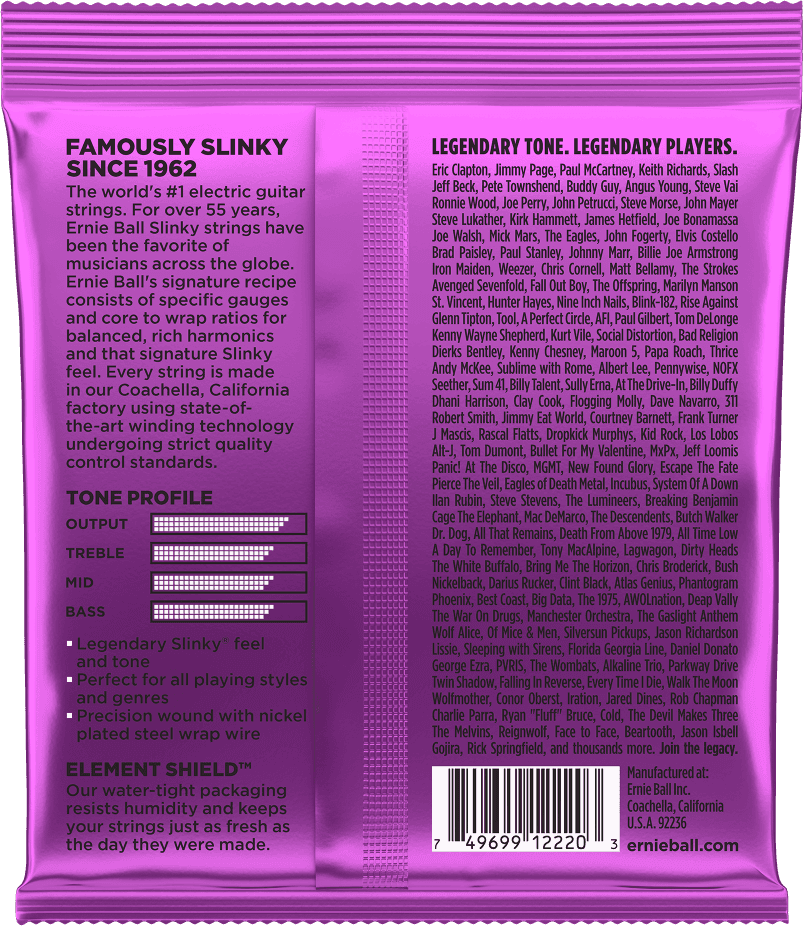 Ernie Ball 2220 Power Slinky 11-48 snaren