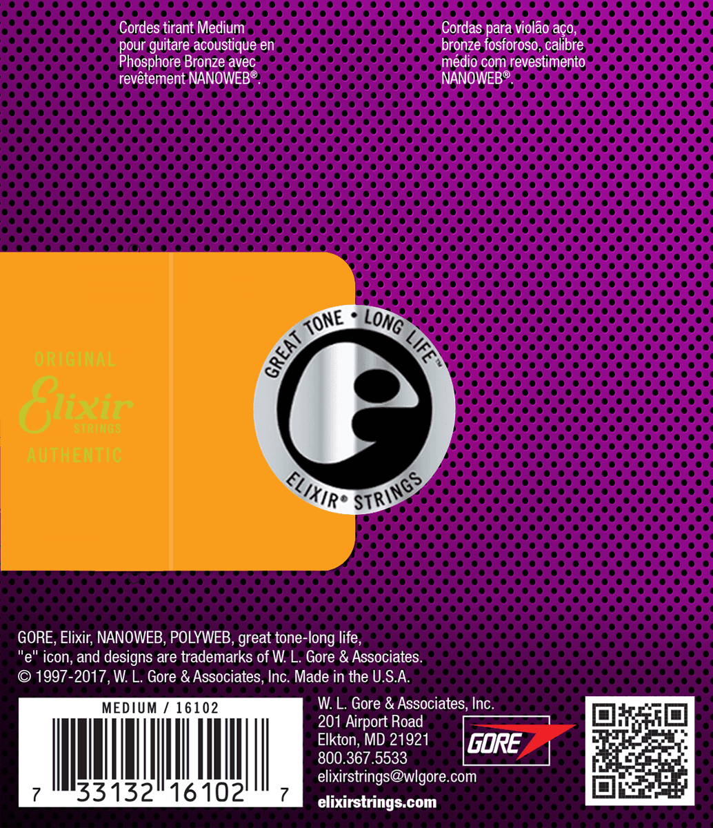 Elixir 16102 Acoustic Medium 13-56 snaren