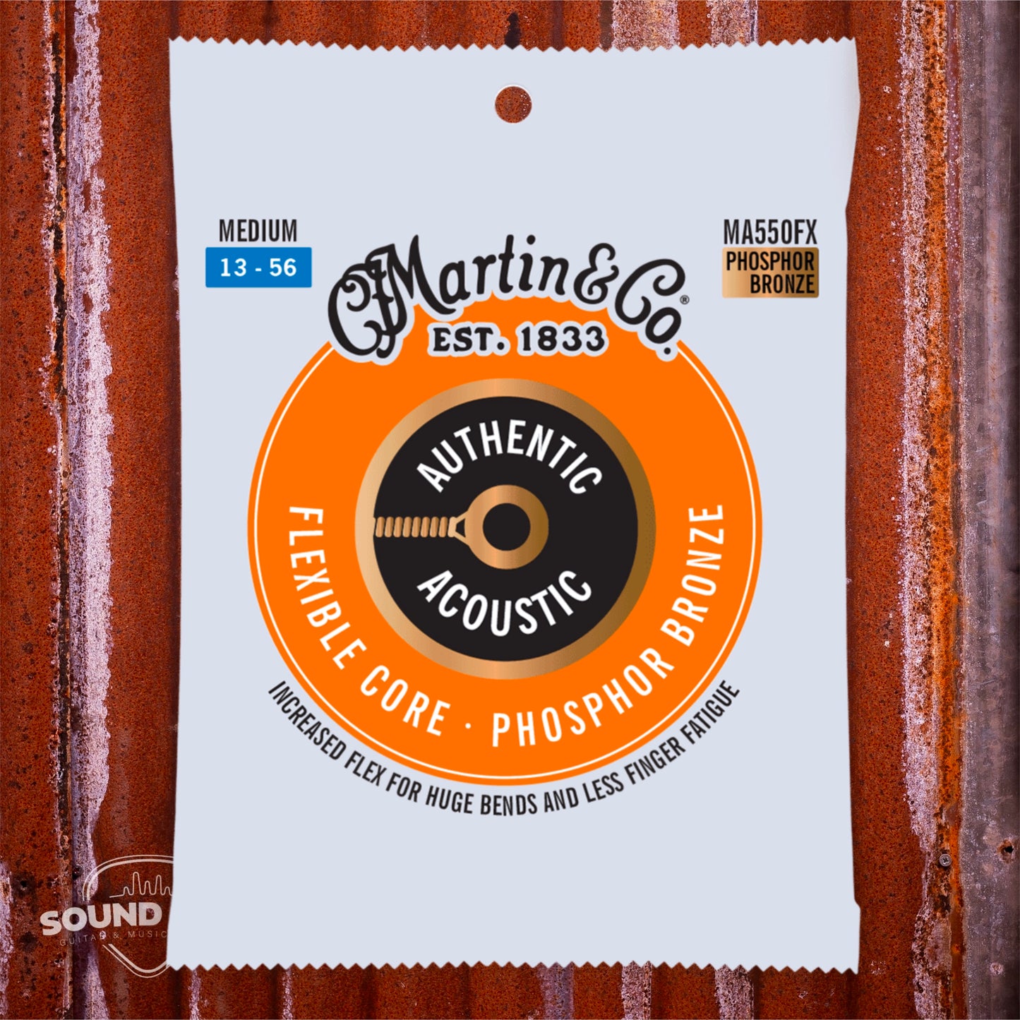 Martin MA550FX Flexible Core Phosphor Bronze