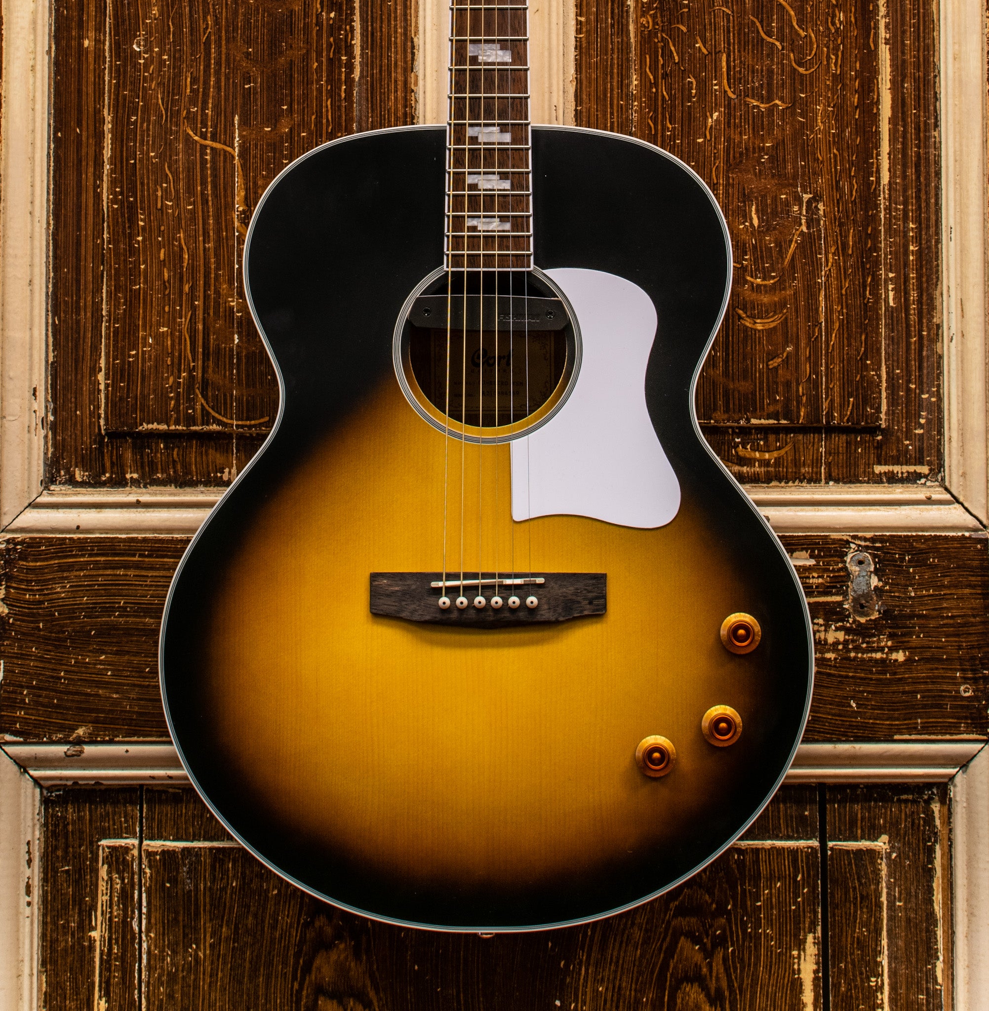 Cort CJ-Retro, Vintage Sunburst westerngitaar