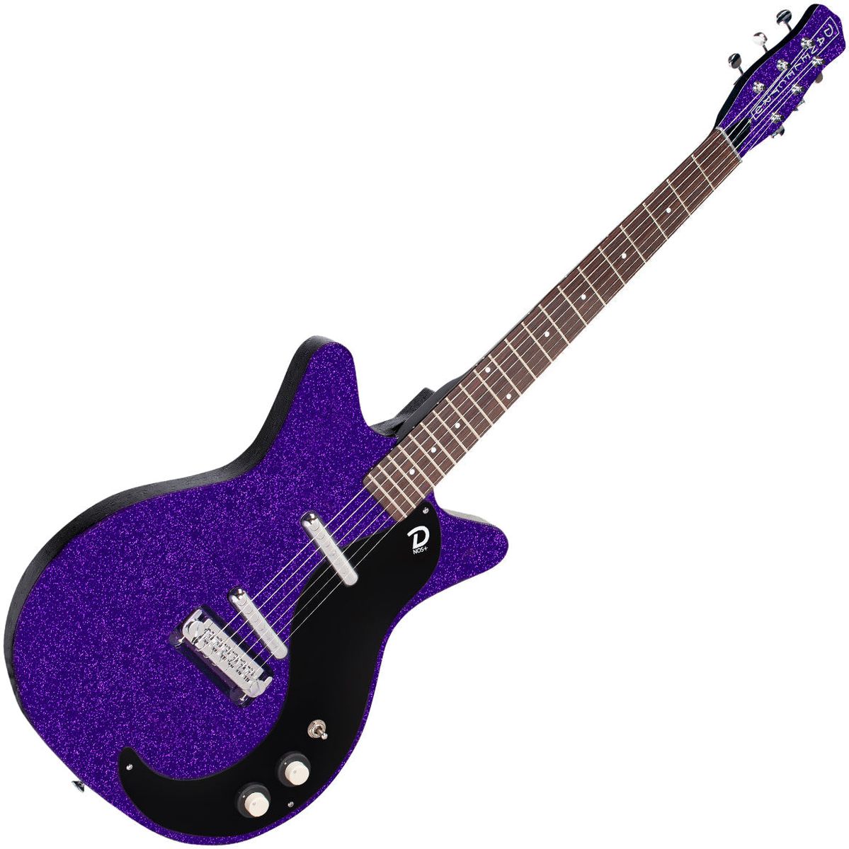 Danelectro Blackout 59 - Purple Metalflake Elektrische gitaar