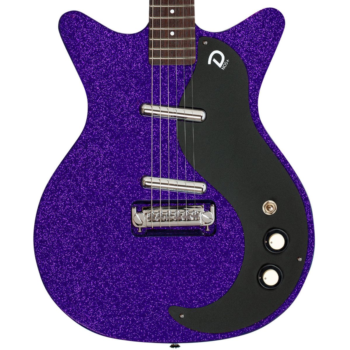 Danelectro Blackout 59 - Purple Metalflake Elektrische gitaar