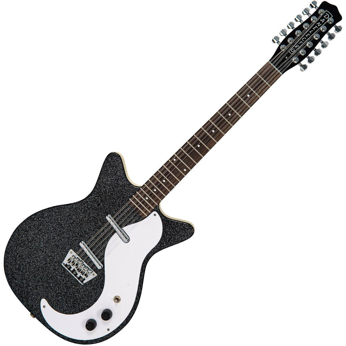 Danelectro DC59 12 String - Black Sparkle Elektrische gitaar