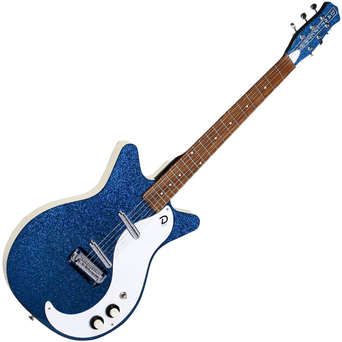 Danelectro 60TH Anniversary Model DC59 - Deep Blue Metalflake Elektrische gitaar