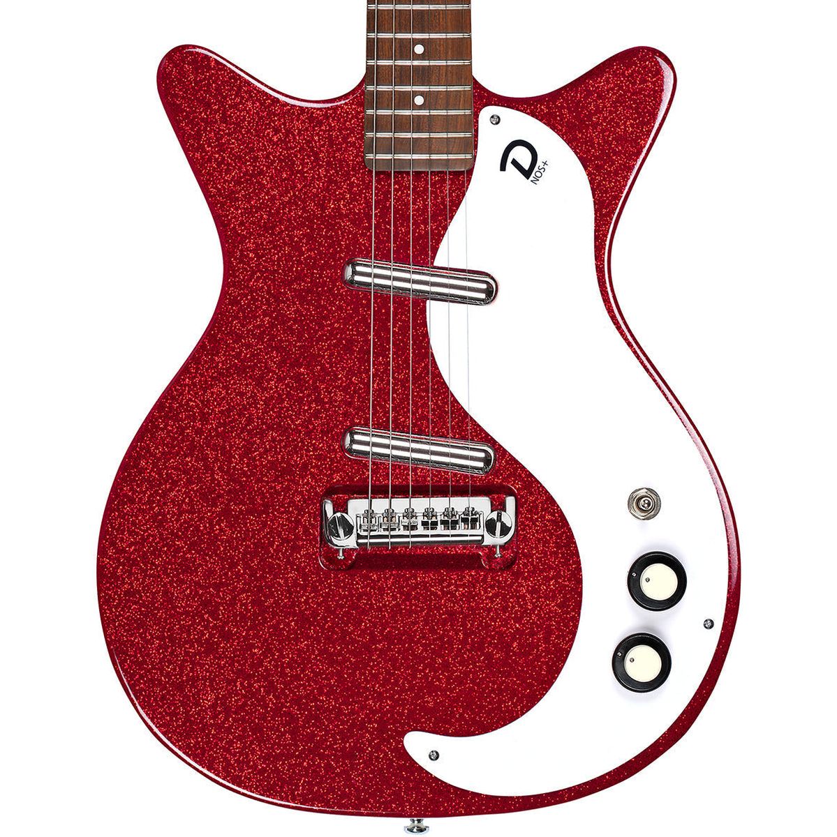 Danelectro DC59 Nos - Red Metalflake Elektrische gitaar