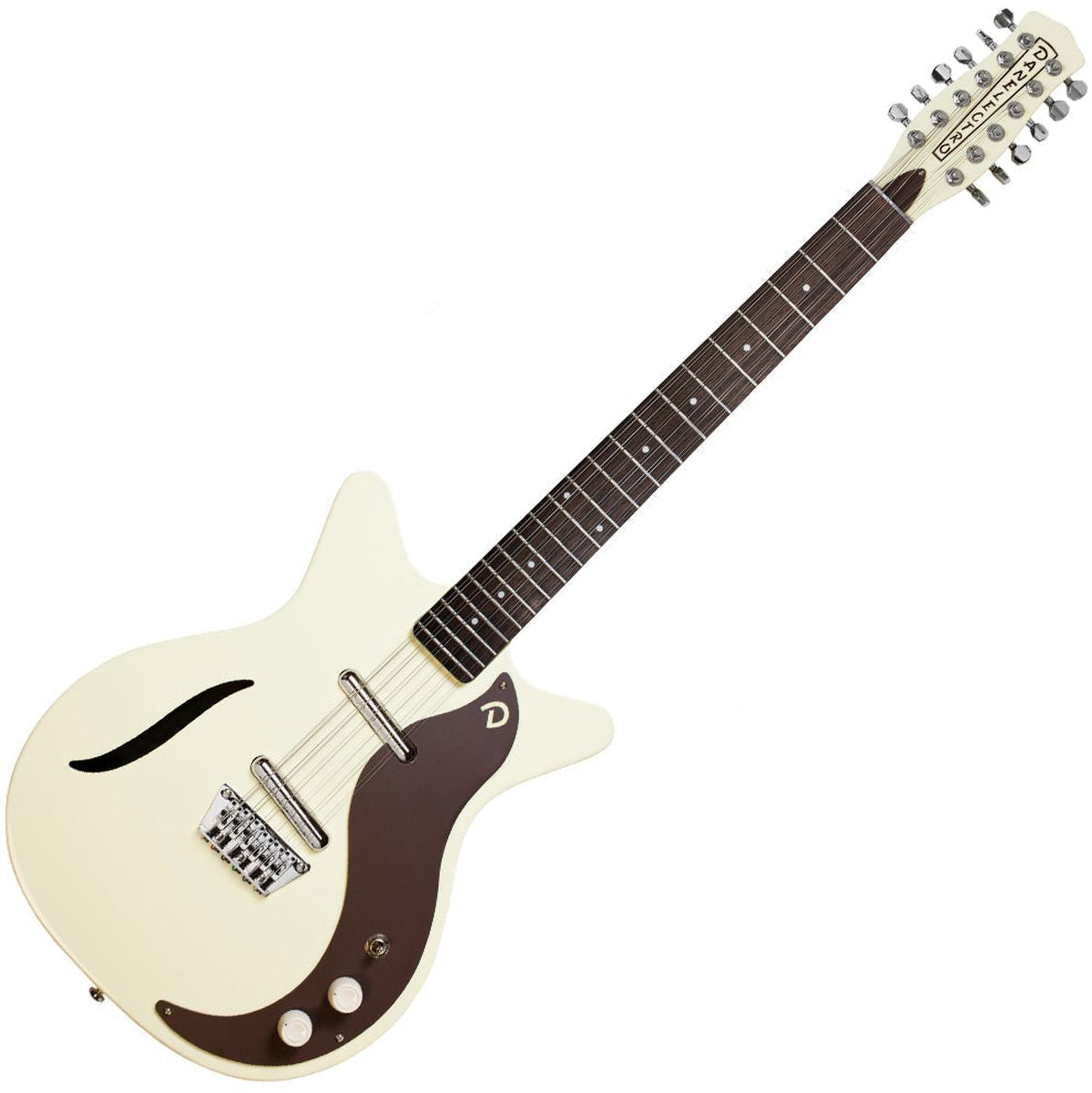 Danelectro DC59 Vintage 12 String - Vintage White Elektrische gitaar