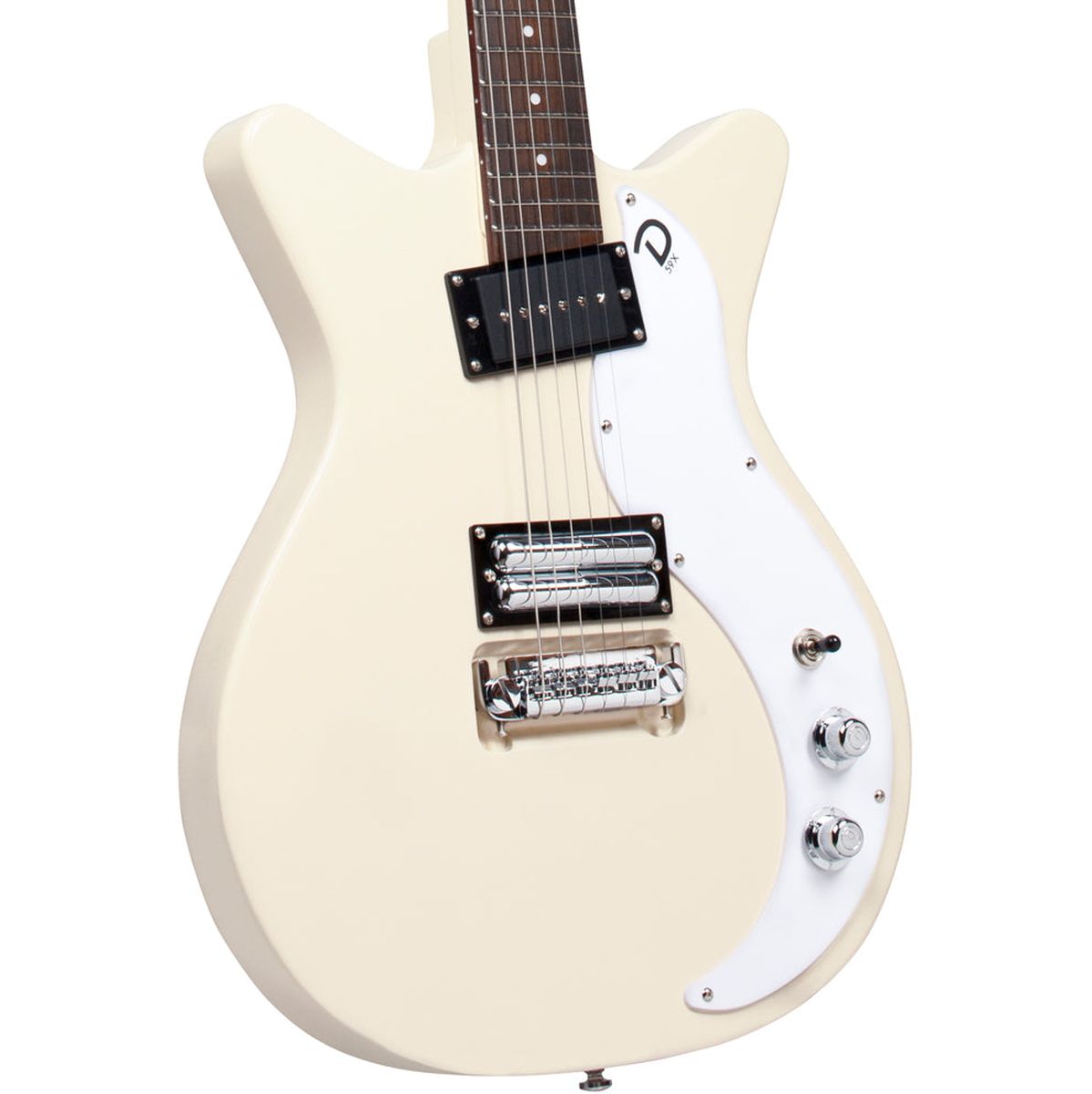 Danelectro 59X Guitar - Cream Elektrische gitaar