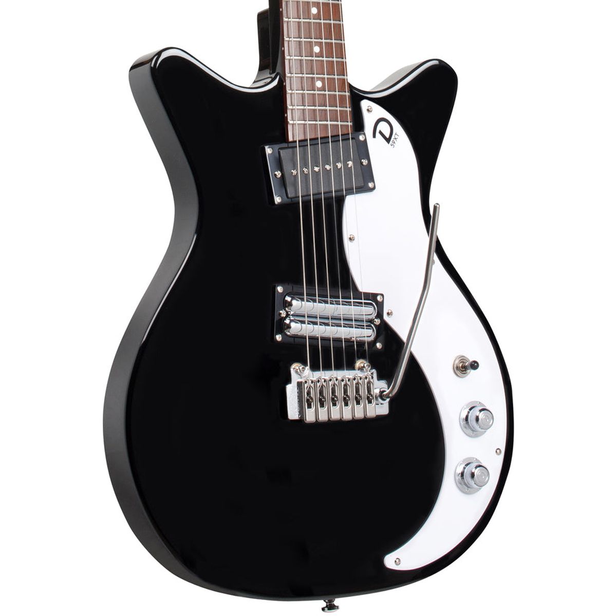 Danelectro 59XT w/ Tremolo - Gloss Black Elektrische gitaar