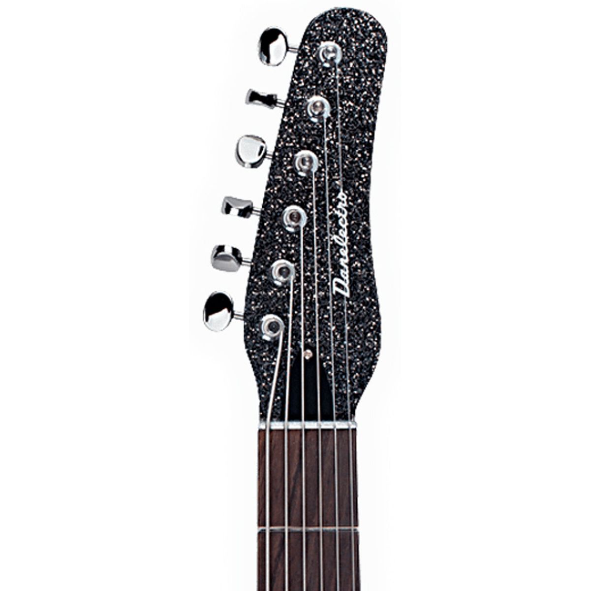 Danelectro 56 Baritone Guitar - Black Sparkle Elektrische gitaar